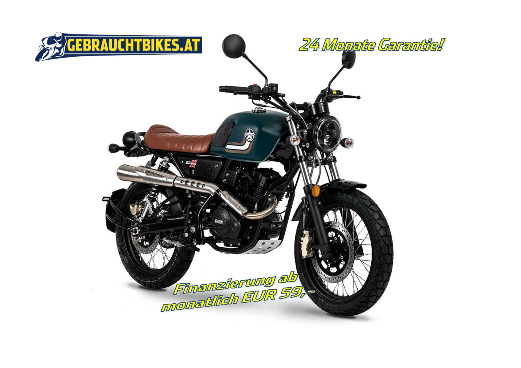 UM (United Motorcycles) Scrambler X Naked 125 - � 2849